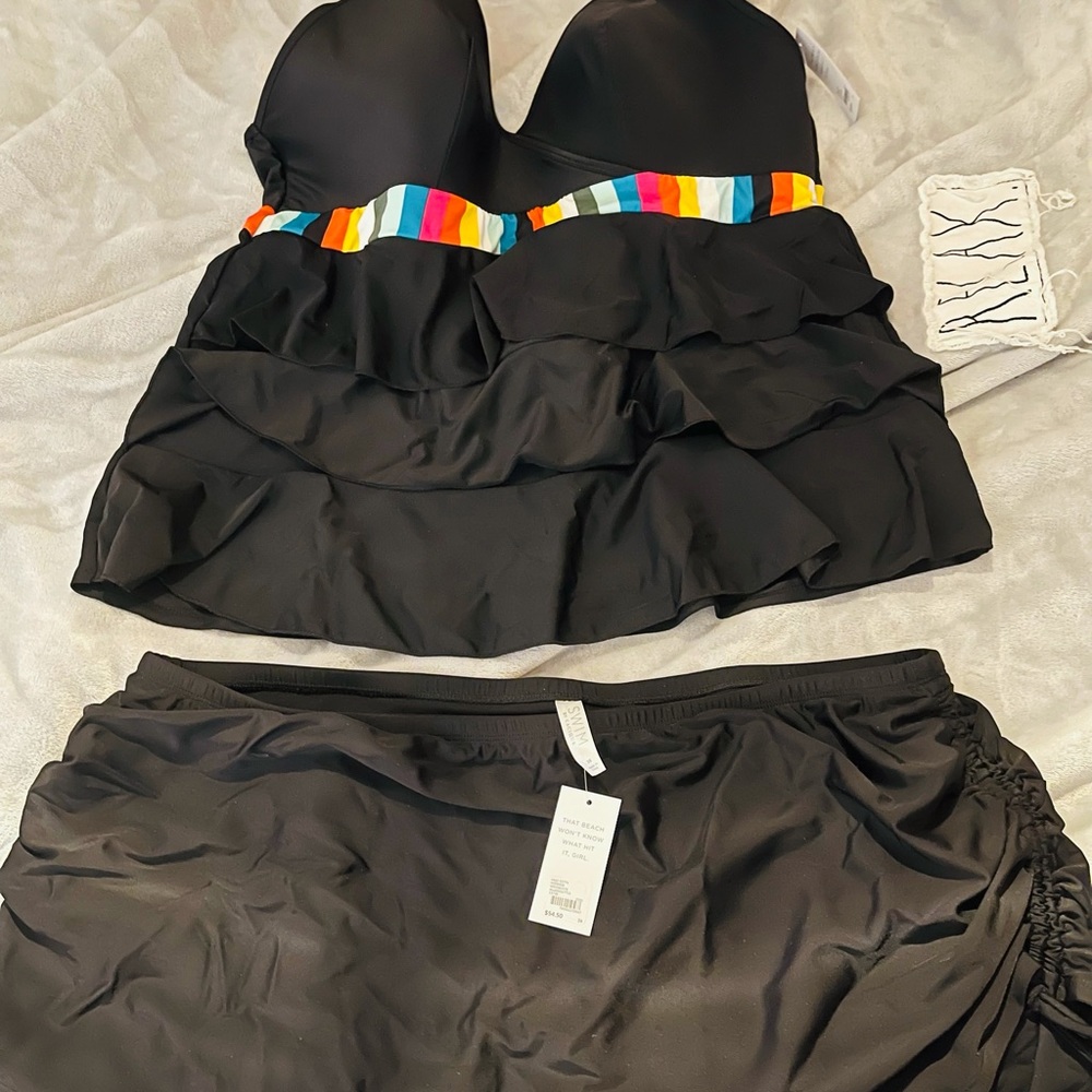 Lane Bryant Rainbow Swim NWT